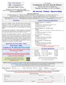 2023 Community Awards Dinner ad & sponsorship form