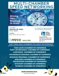 Mutli-Chamber Networking January 30 2025 flyer